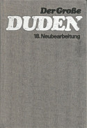 Buchcover Duden von 1985 DDR